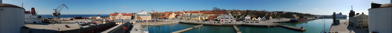 Panorámica parcial de Visby.