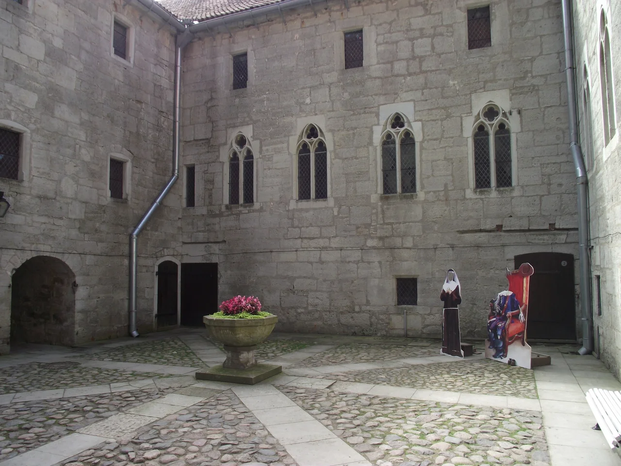Inner court of Kuressaare castle.