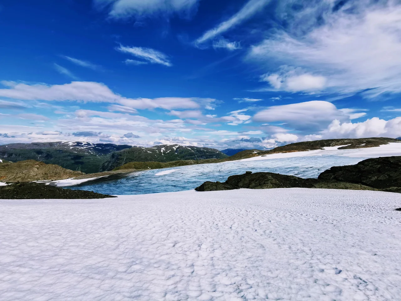 Westside Glacier Tongue of Okstindbreen