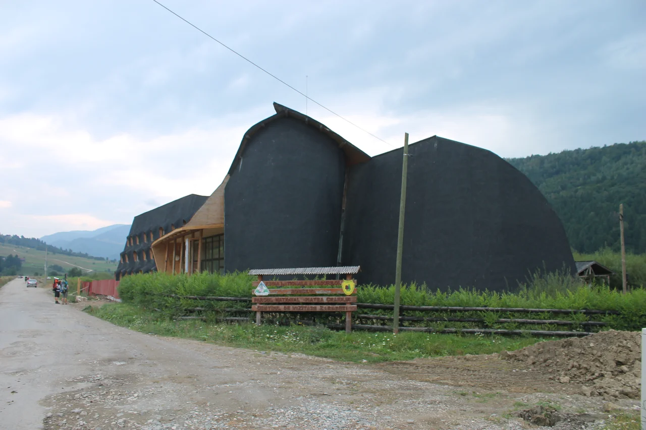 Măgura village in Moieciu commune of Brașov County, Romania. Piatra Craiului mountains.