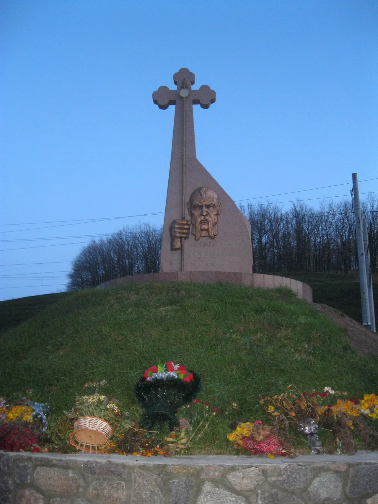 Пам’ятний знак на честь Куруківської битви., село Чечелеве,