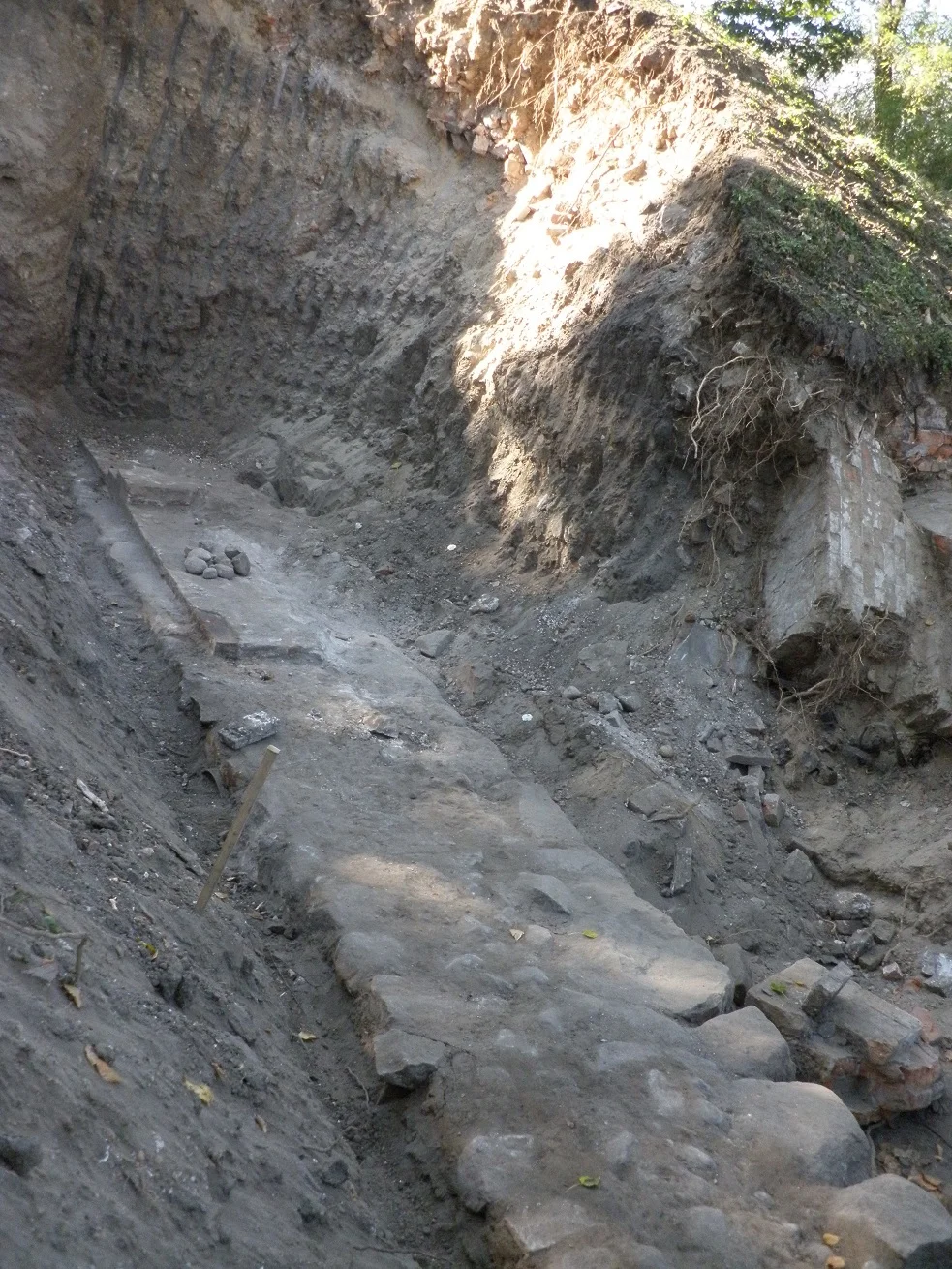 archeological site of the former Brest castle