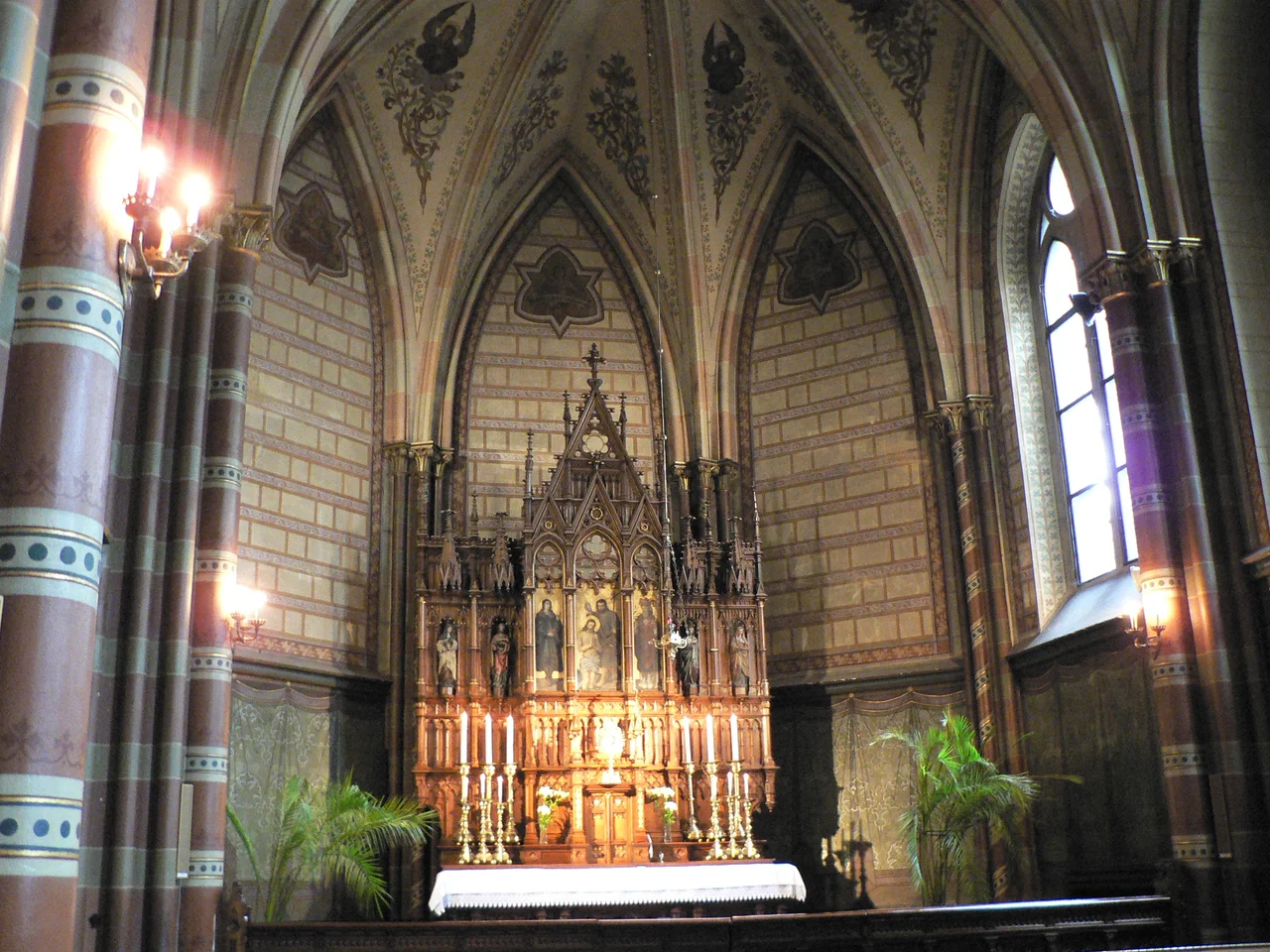 Basilica of SS. Peter and Paul altar, Kaunas, Lithuania.