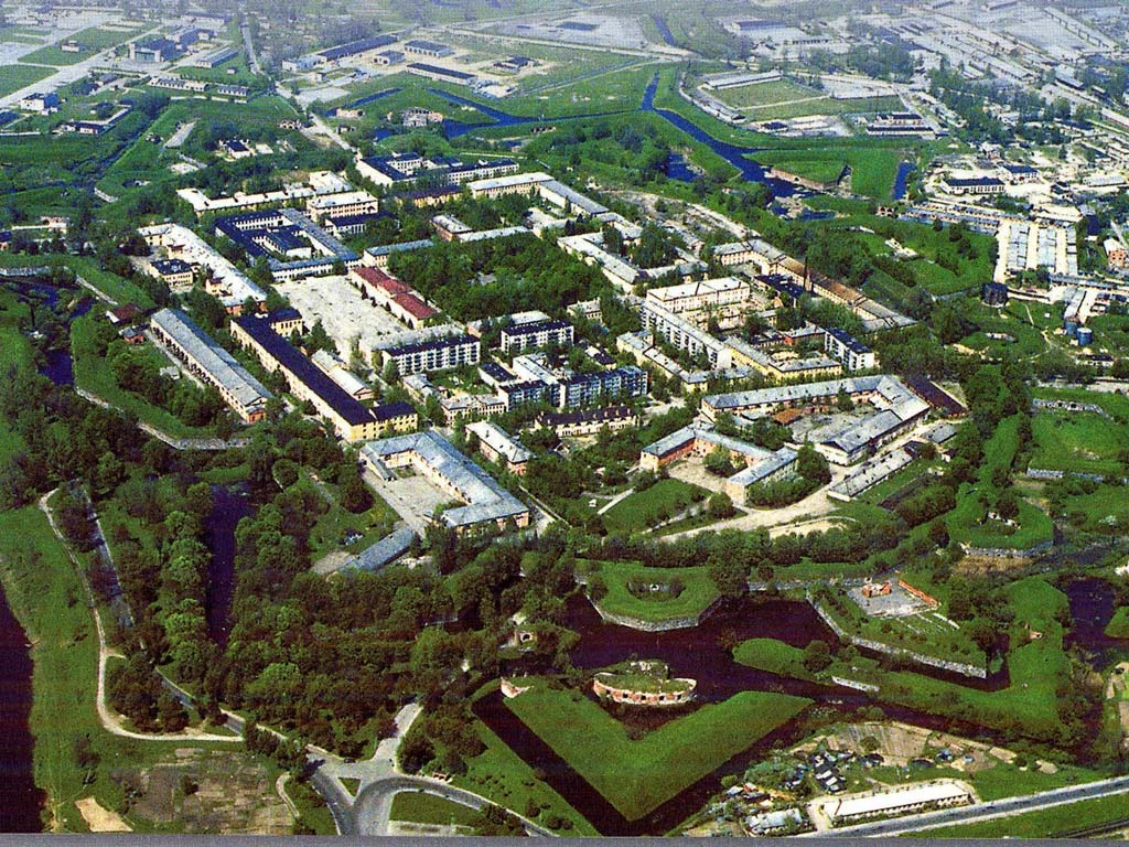 Daugavpils Fortress from above