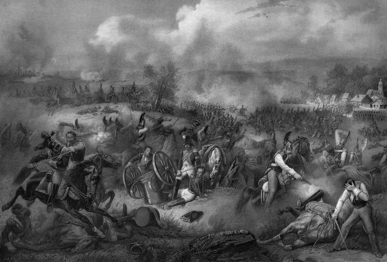 Bataille de Polotsk, 18 aout 1812 (la date inscrite sur la gravure est celle du calendrier julien)
