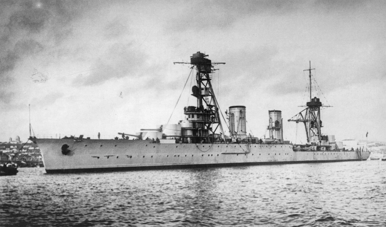 The Soviet cruiser Krasnyi Kavkaz, 1930s.