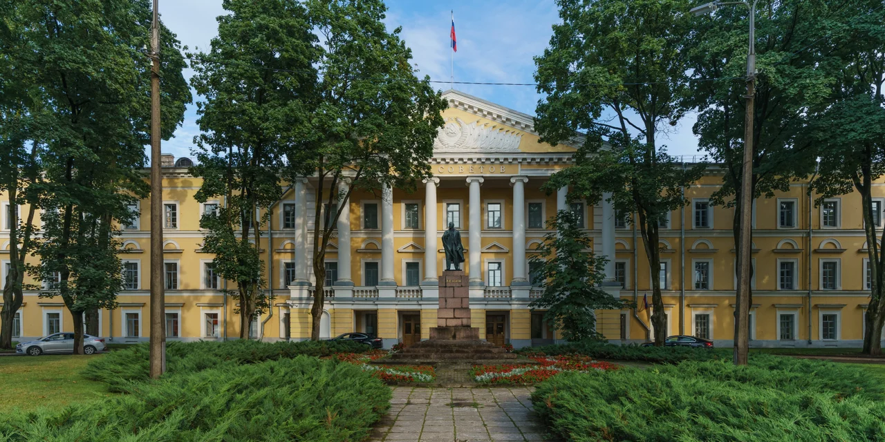 House of Soviets (former Cadet Corps) in Pskov, Russia