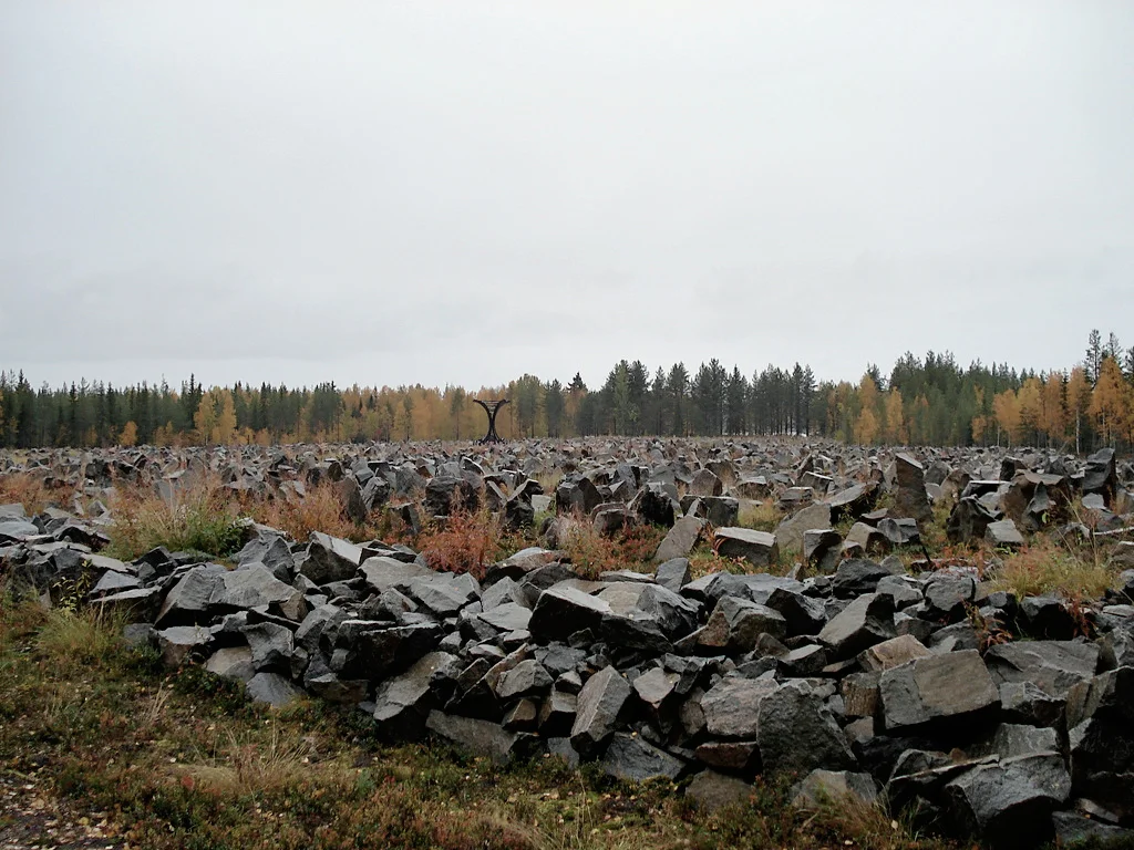The Monument of the Winter War, designed by Erkki Pullinen, Suomussalmi, Finland
