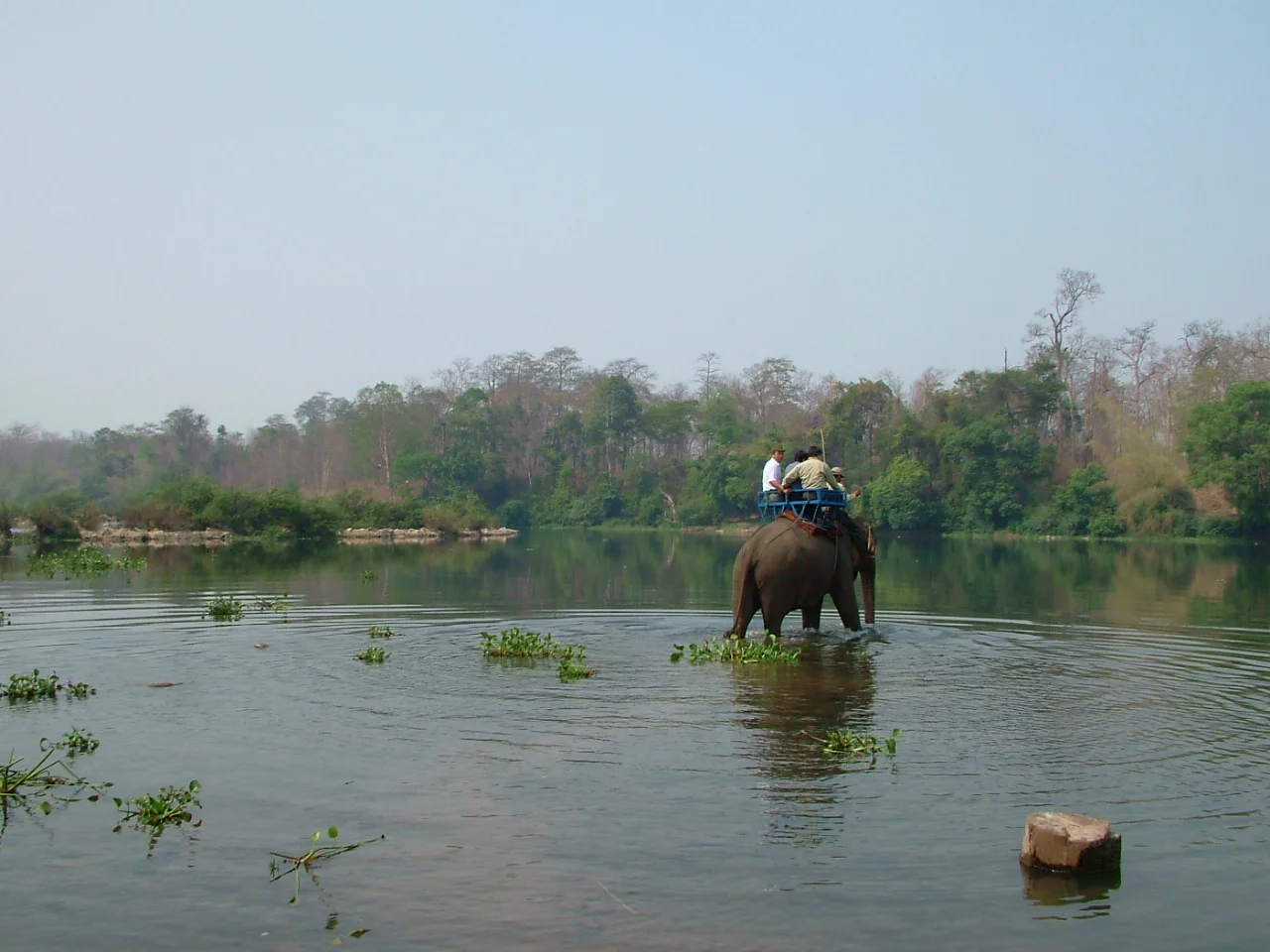 Srepok river at Ban Don, Dak Lak, Vietnam.