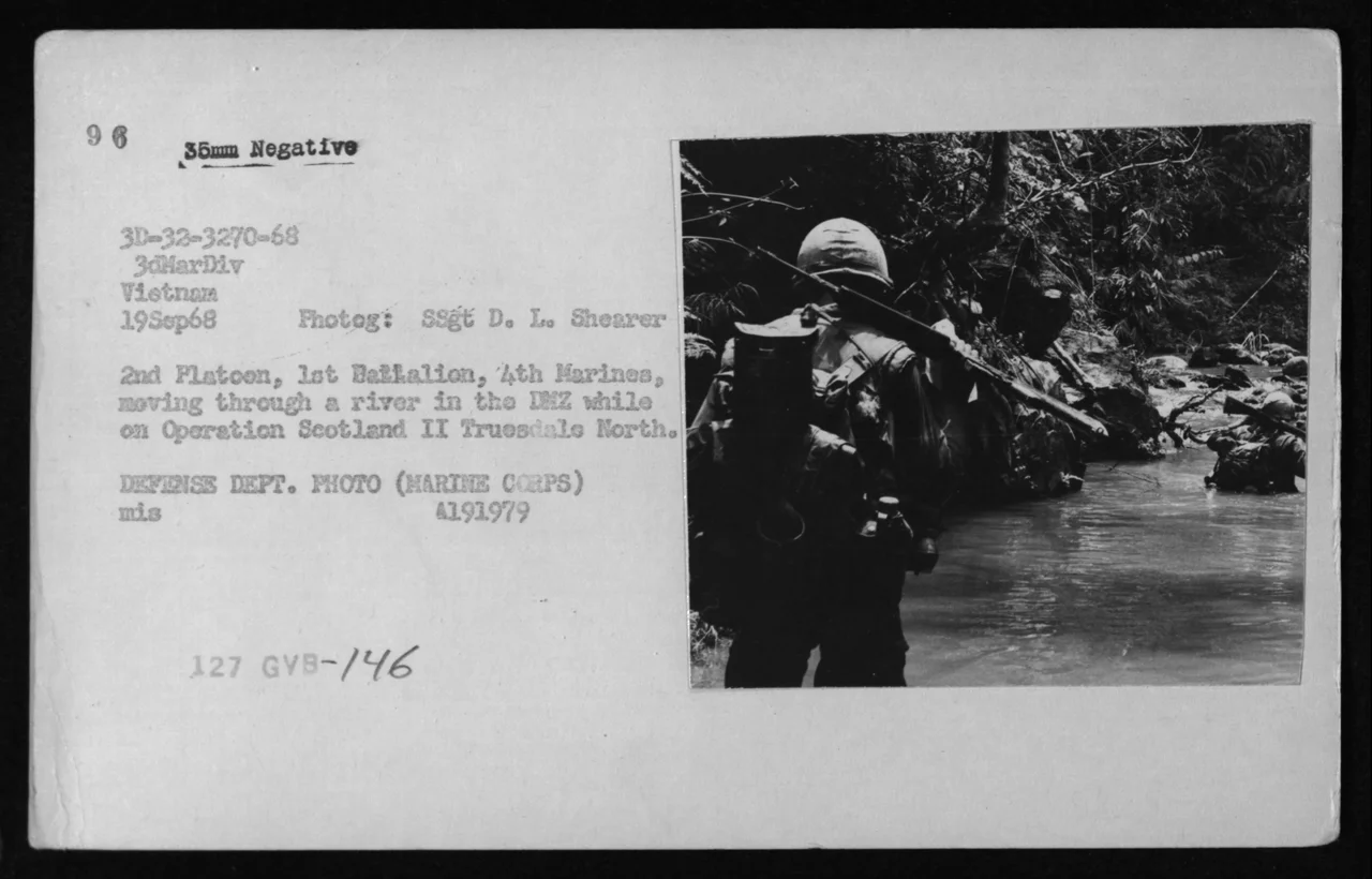 Map of the Khe Sanh valley, c. 1968