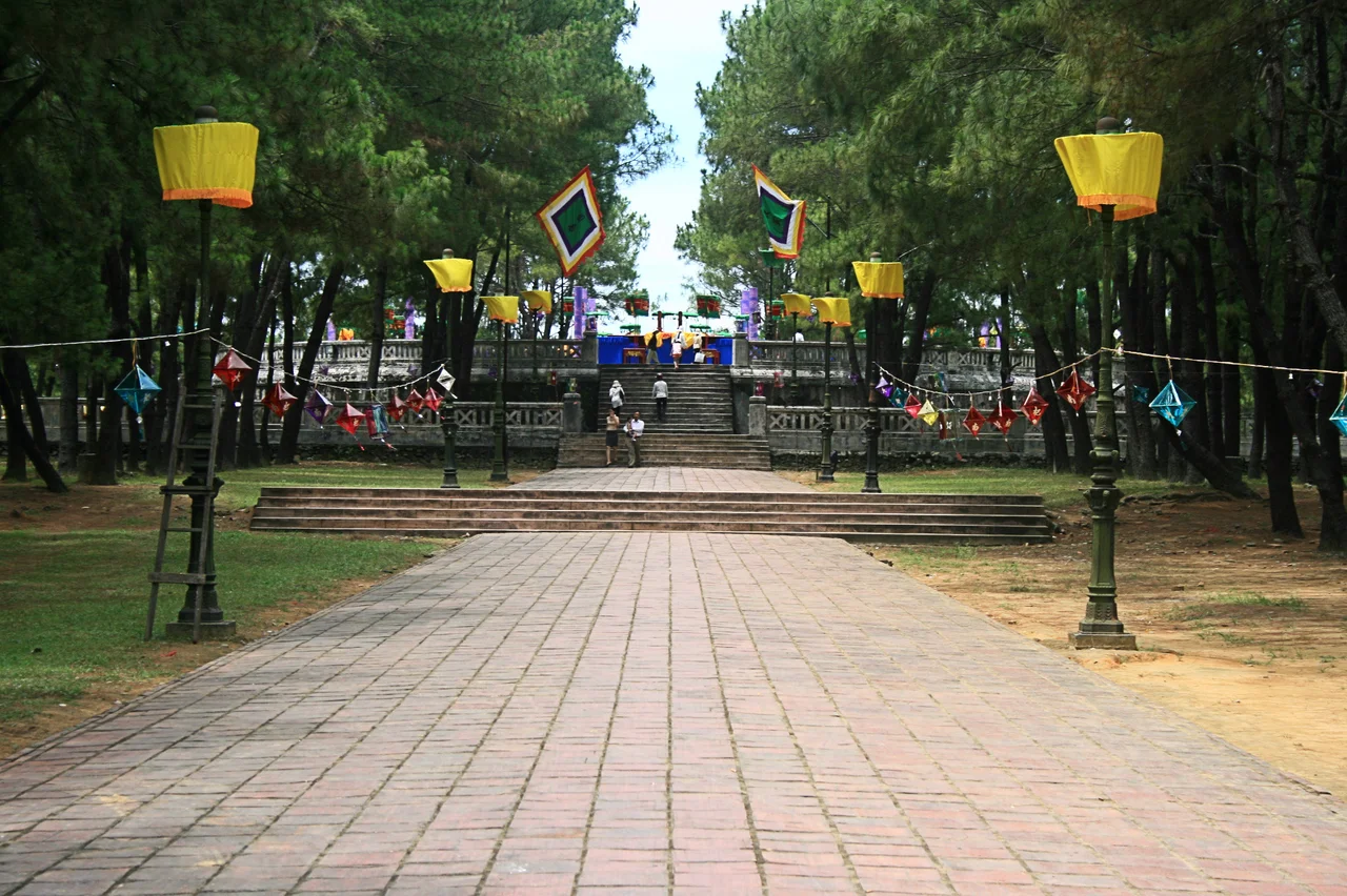 Di tích Đàn Nam Giao triều Nguyễn tại Huế.