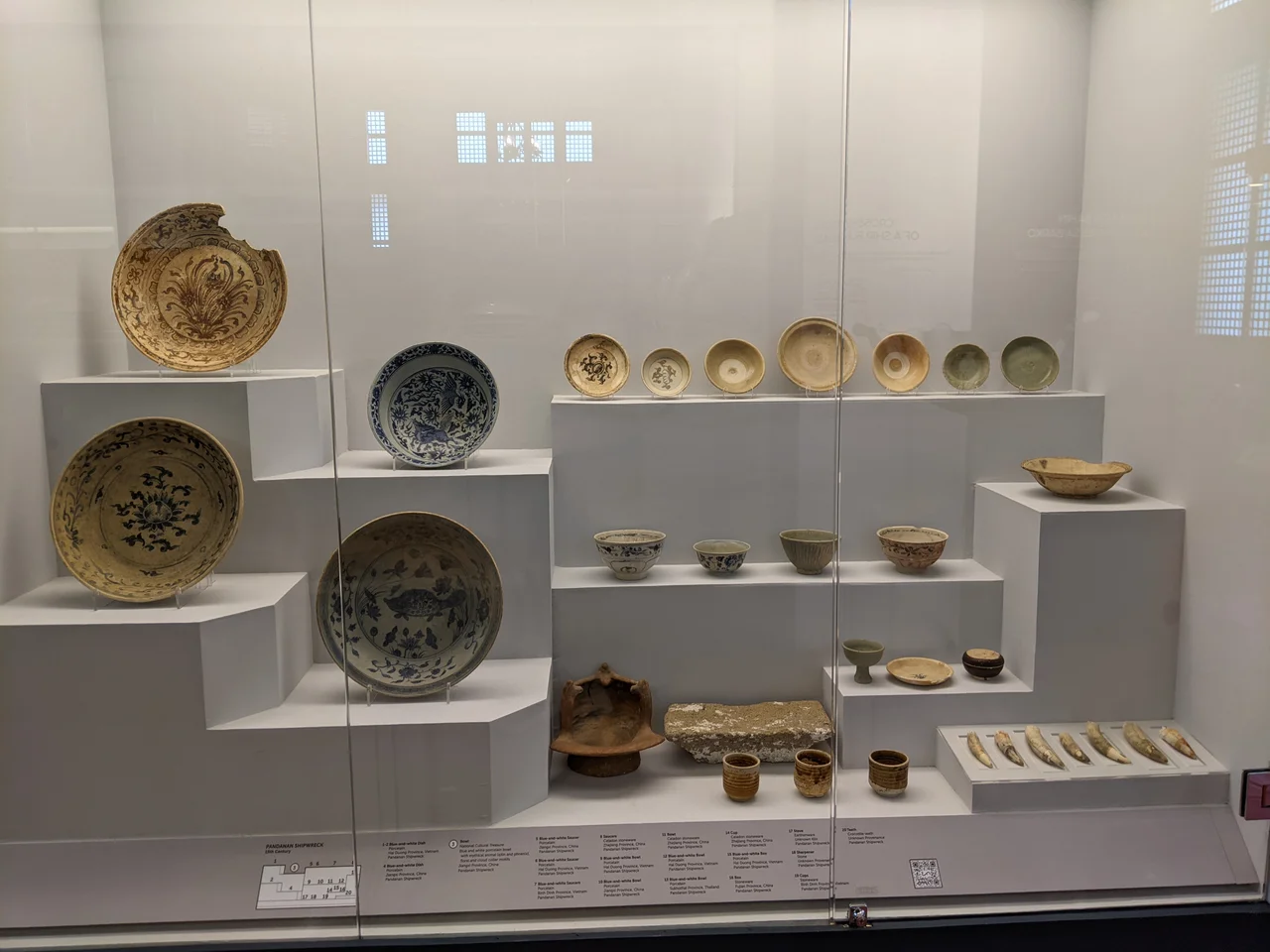 Pandanan Shipwreck collections displayed at the National Museum of the Philippines - Cebu
