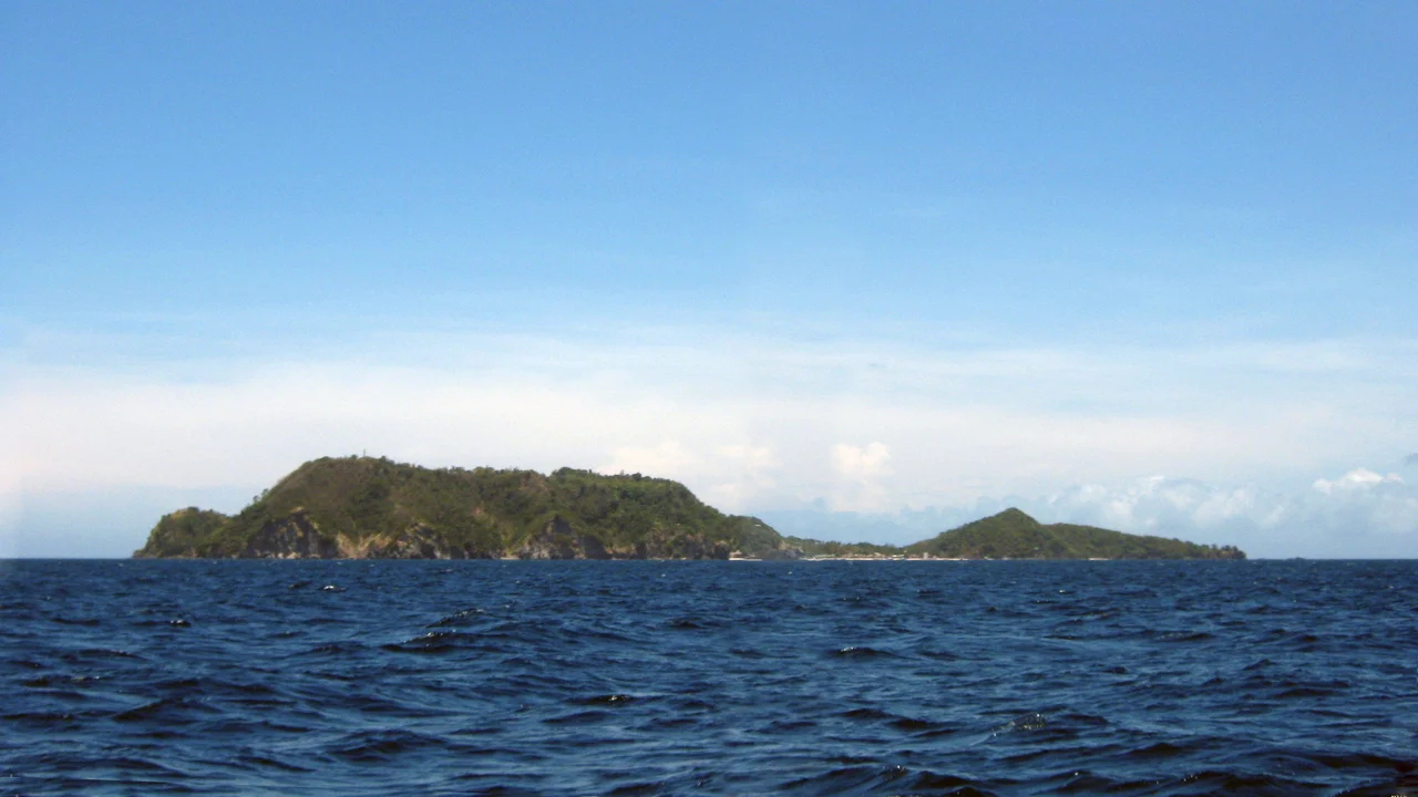 View of Apo Island from the west.