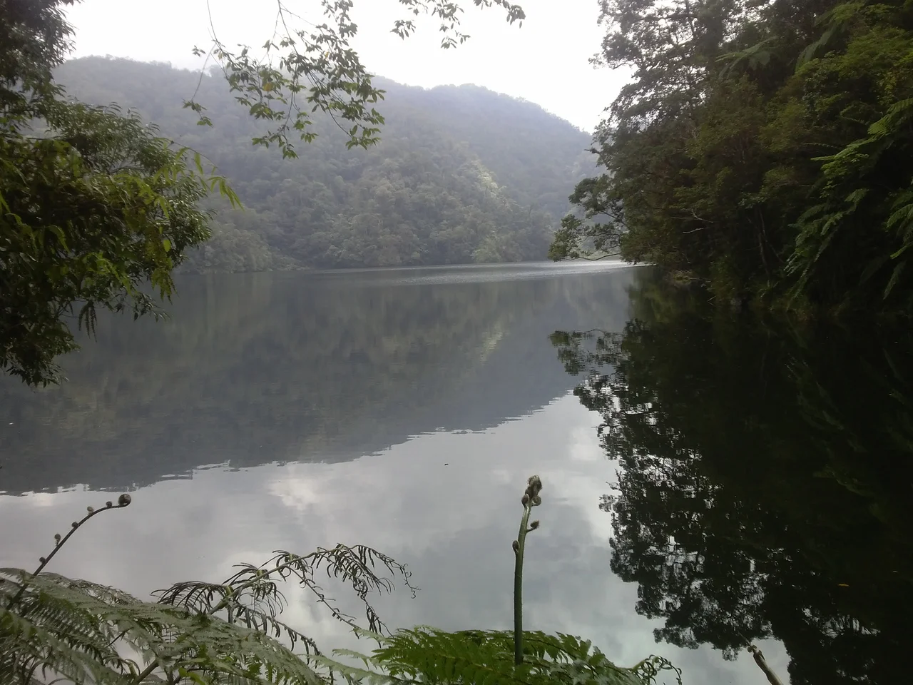 Lake Danao is the second and smaller of the two lakes in the eponymous Twin Lakes National Park near Bais City in the Philippines