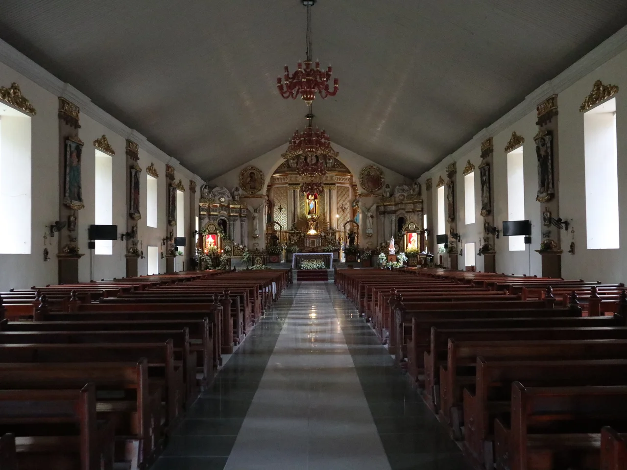 Inside San Joaquin Church, Rizal Street, San Joaquin, Iloilo