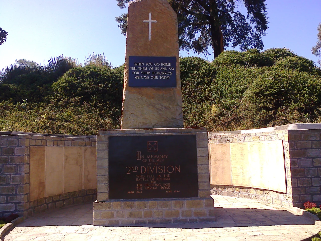 When You Go Home, Tell Them Of Us And Say,
For Your Tomorrow, We Gave Our Today