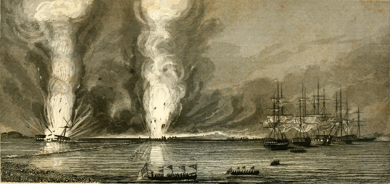 Attack on First Bar battery, Canton River.