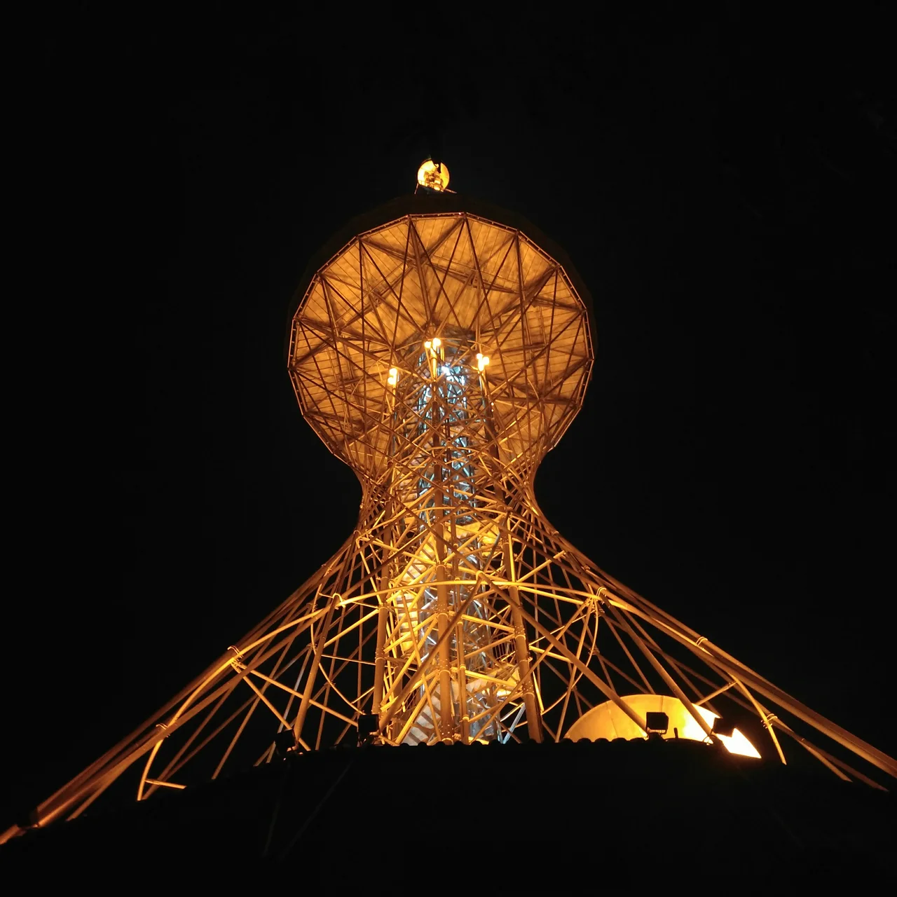 Night view of Heyuan TV Tower