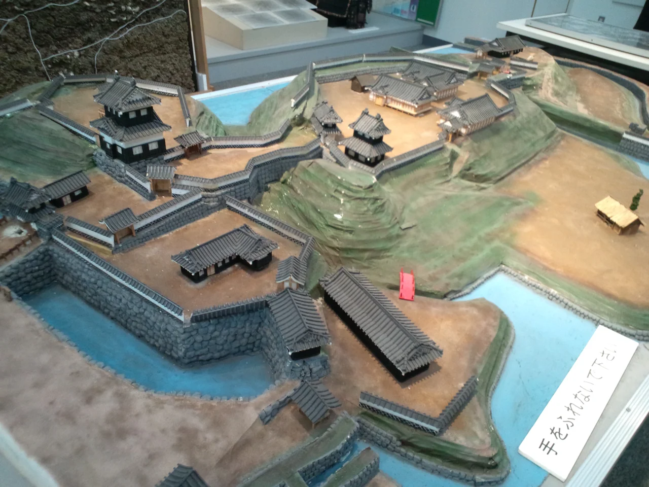 田原市博物館 田原城の模型