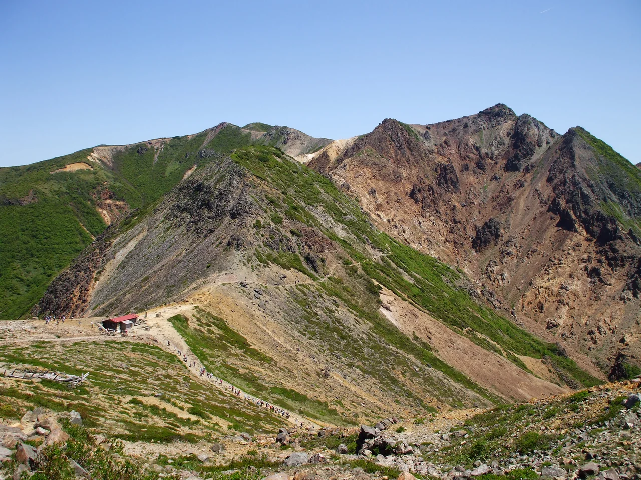 Asahi Peak of Mount Nasu, Honshu, Japan.